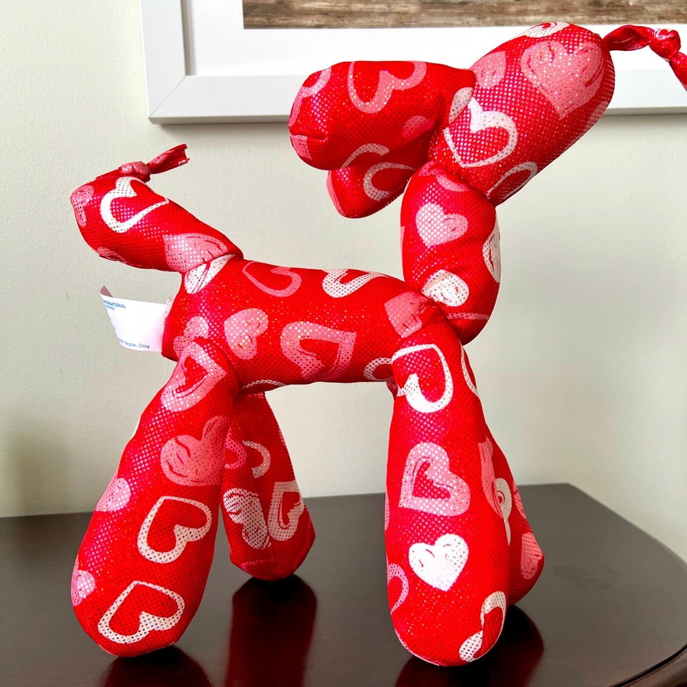 Balloon Dog Heart Plush